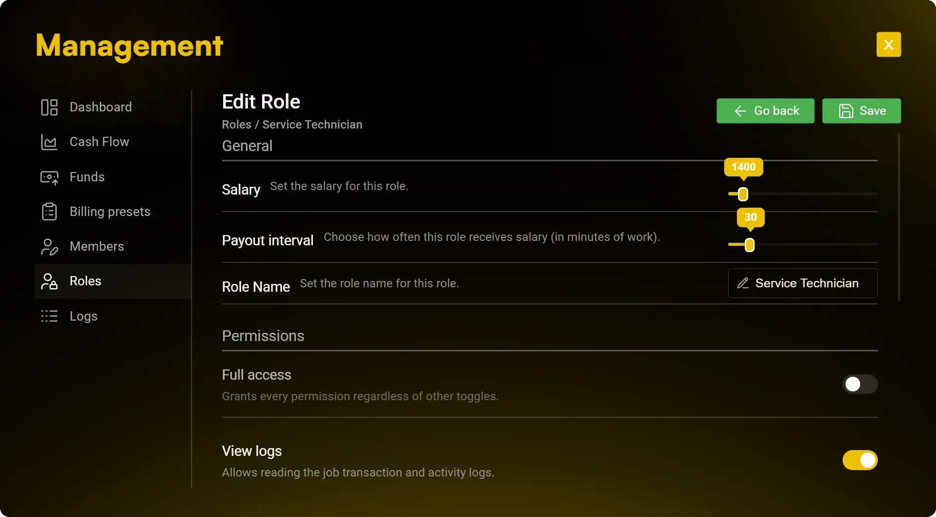 Next-Gen Boss Menu